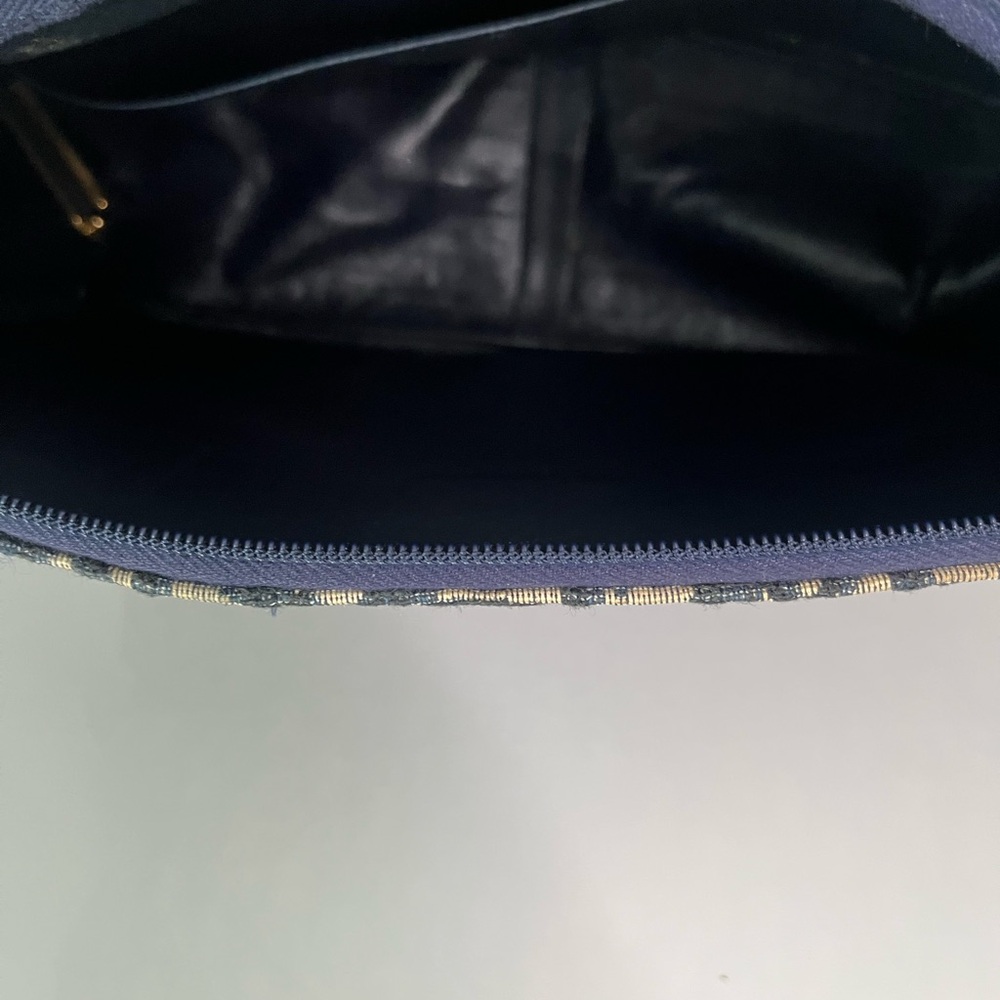 Vintage Christian Dior Trotter Canvas Shoulder Bag - Picture 8 of 9